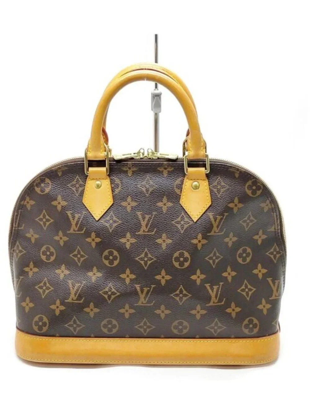 Authentic Louis Vuitton Alma Monogram Satchel Handbag